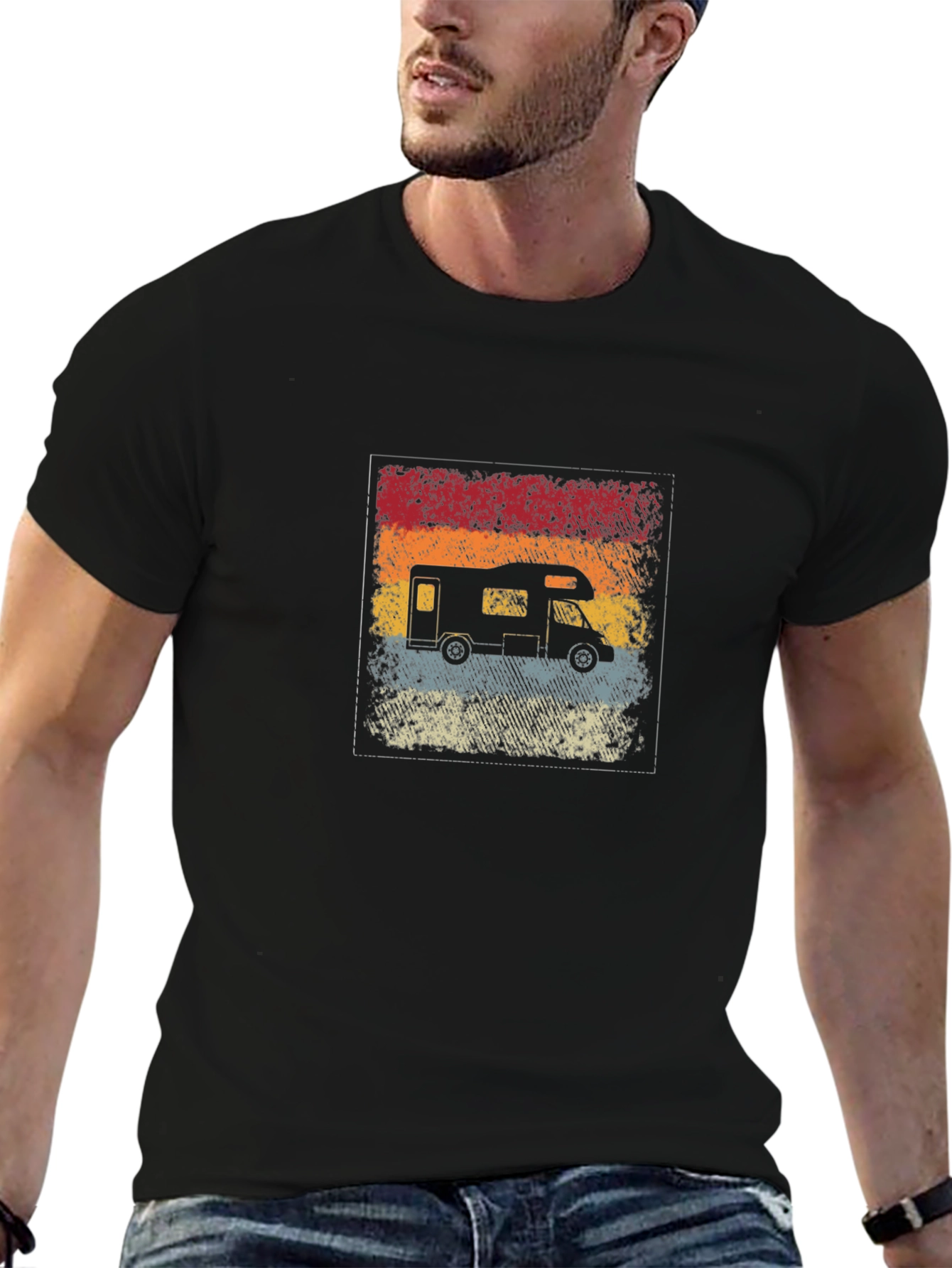 Retro Camper Graphic T-Shirt