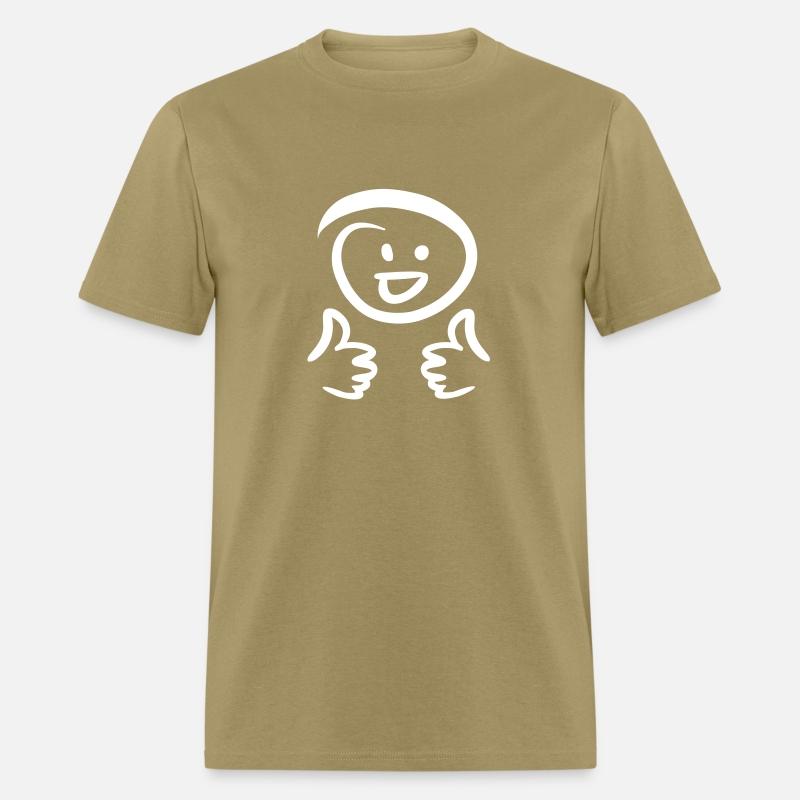 Happy smiling face, two thumbs up. Emoticon.