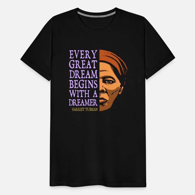Harriet Tubman Quote: Every Great Dream (color)