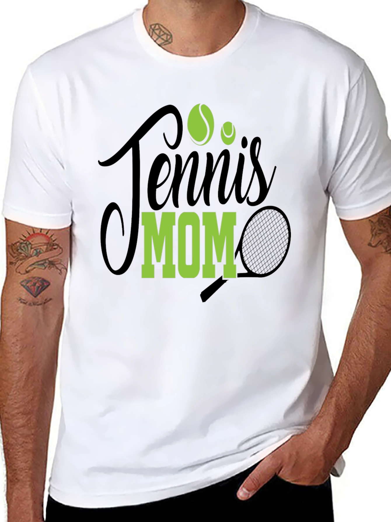 Tennis Mom Graphic T-Shirt