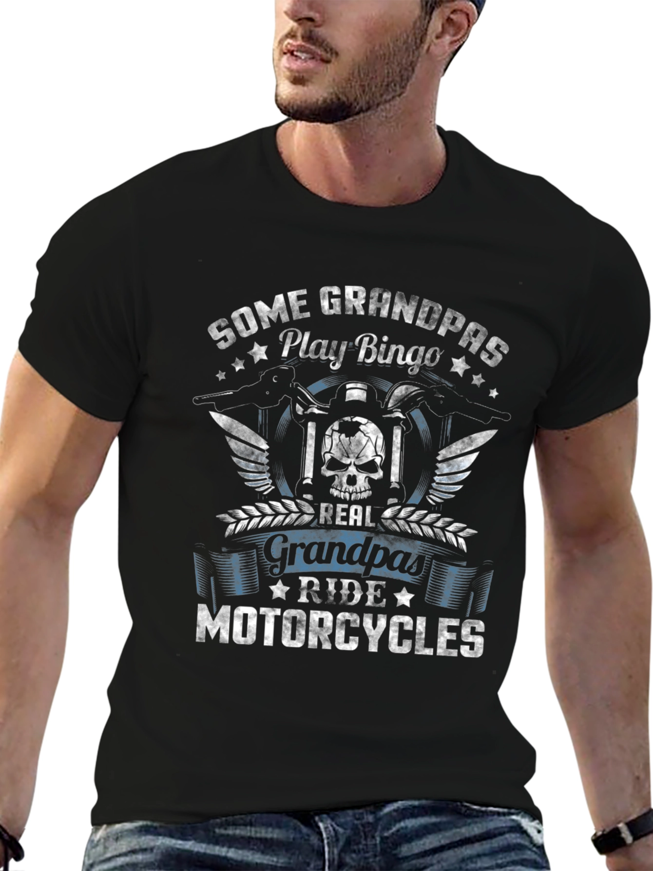 Grandpa Motorcycle T-Shirt - Ride in Style!