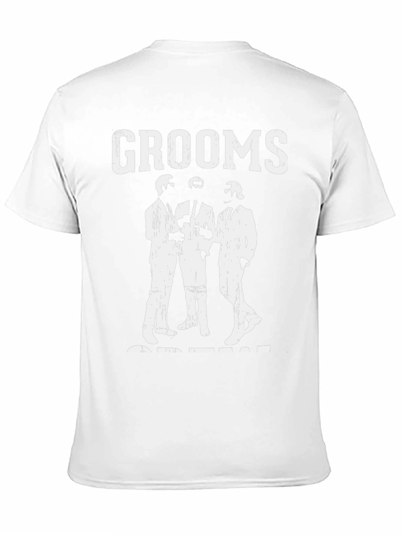 Grooms Crew Black Graphic Tee - Wedding Party Apparel