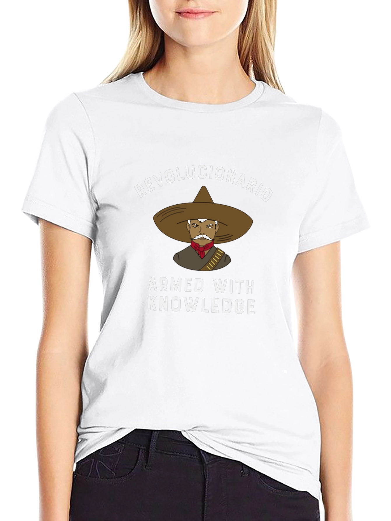 Revolucionario Armed with Knowledge T-Shirt