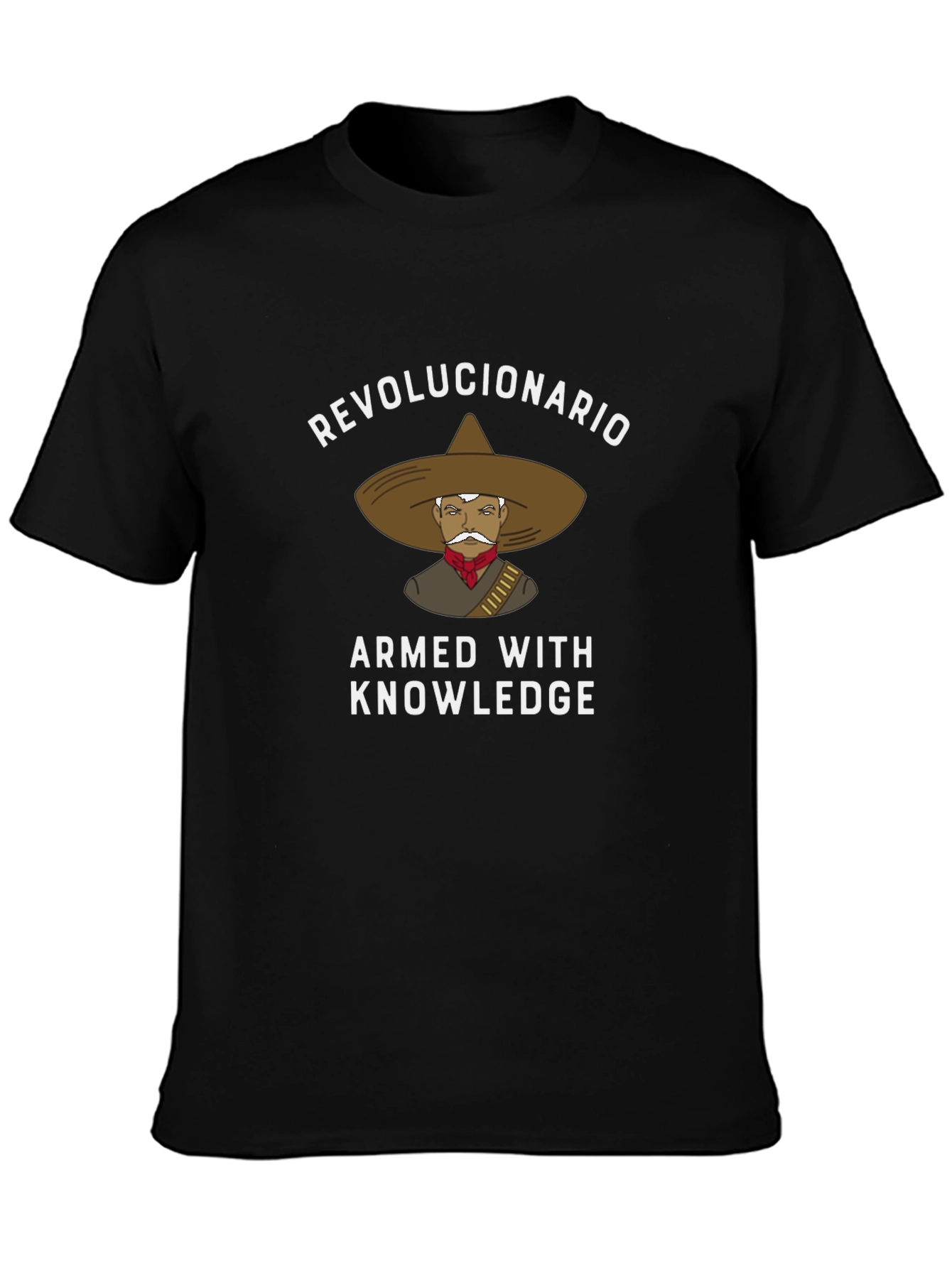 Revolucionario Armed with Knowledge T-Shirt