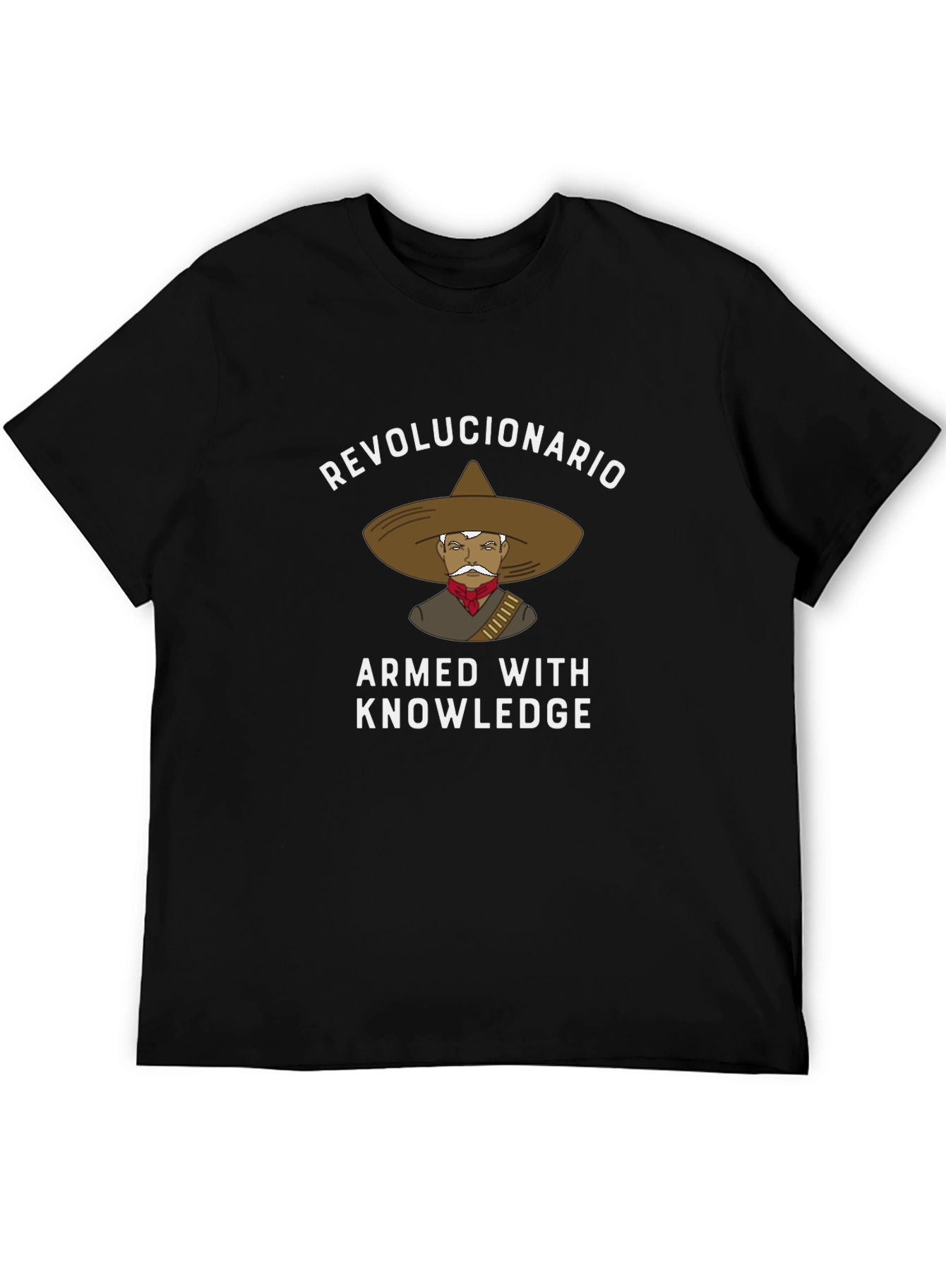 Revolucionario Armed with Knowledge T-Shirt