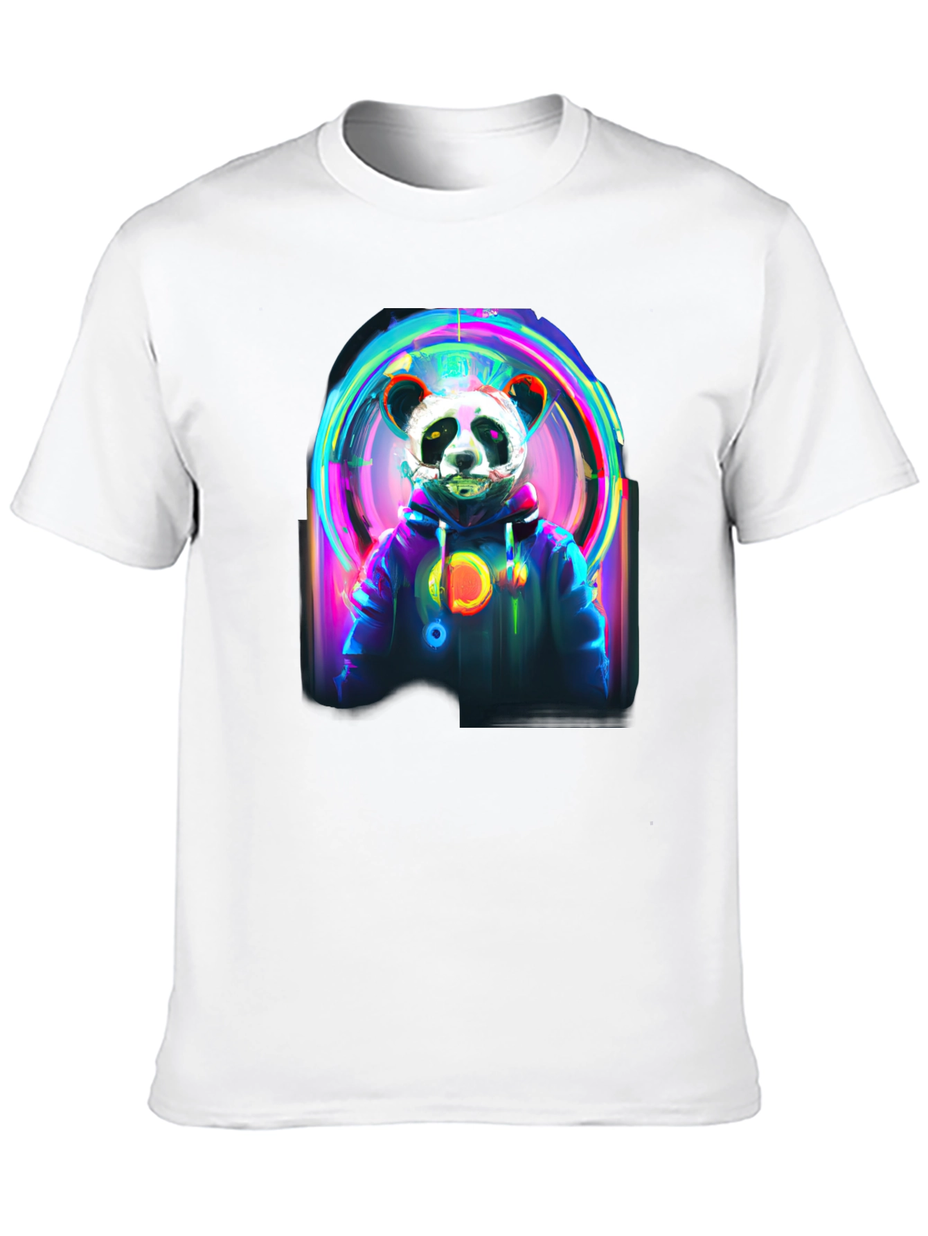 Cyberpunk Panda Graphic Tee