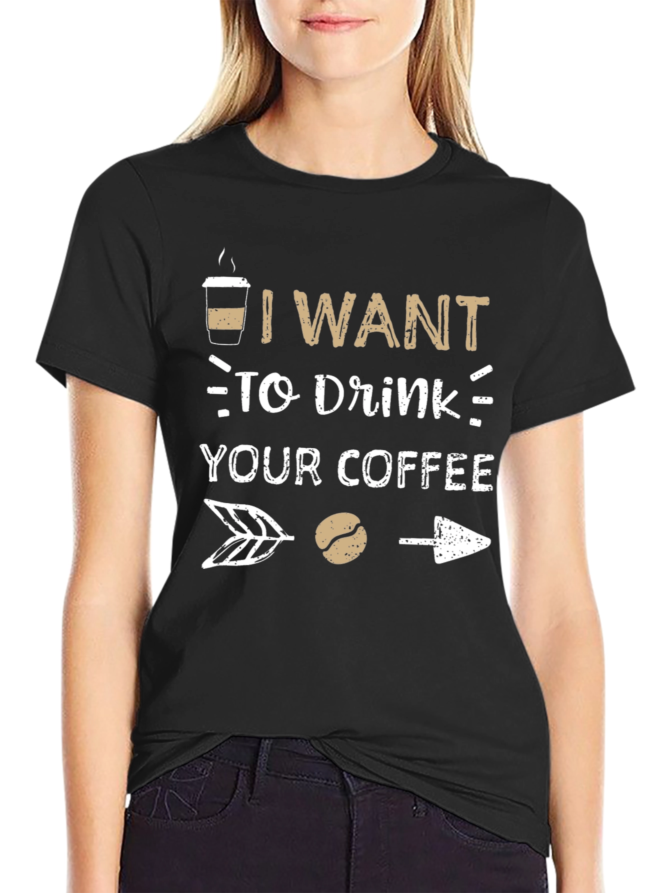 I Want To Drink Your Coffee Graphic Tee