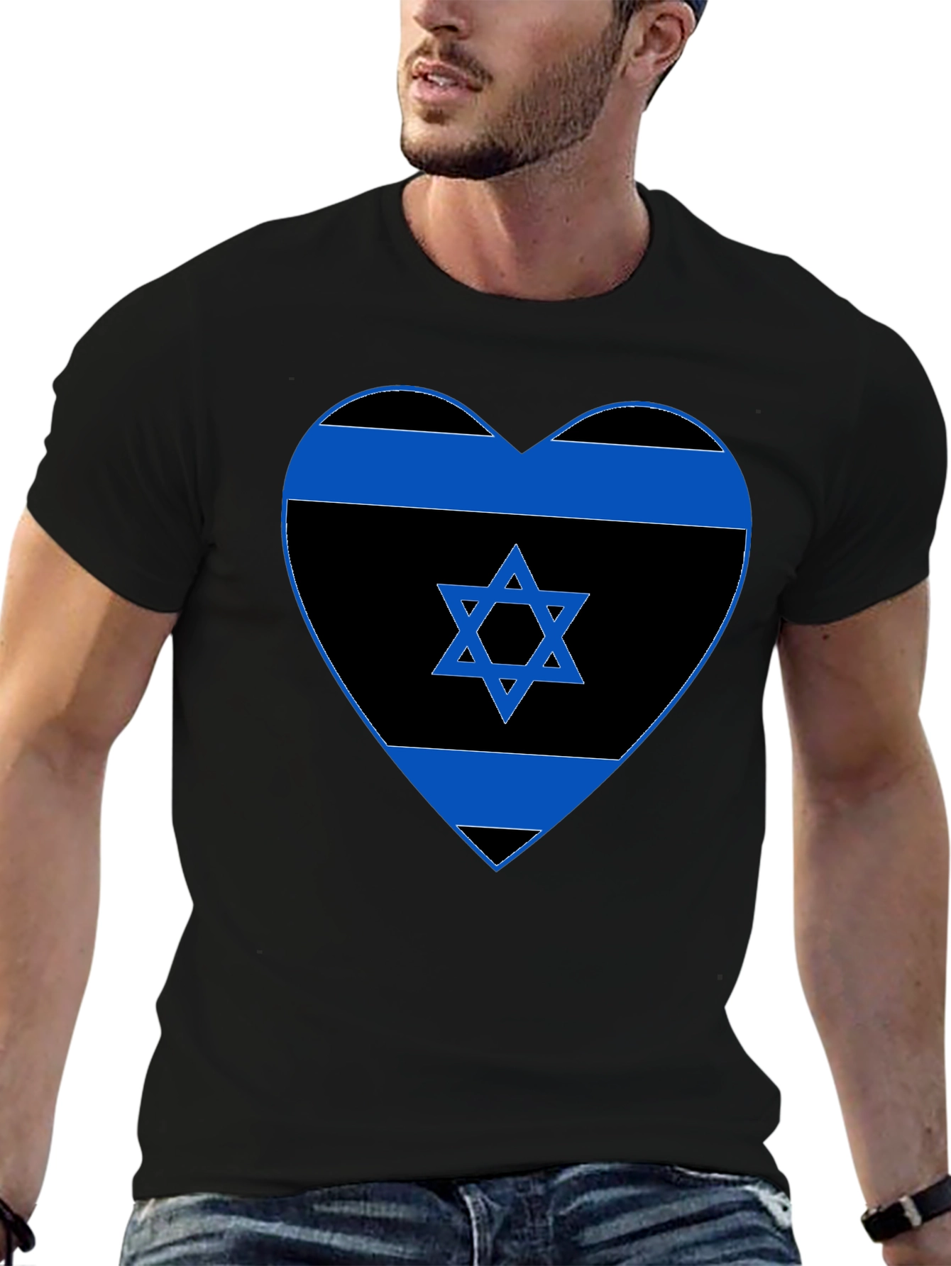 Heart Israel Flag T-Shirt