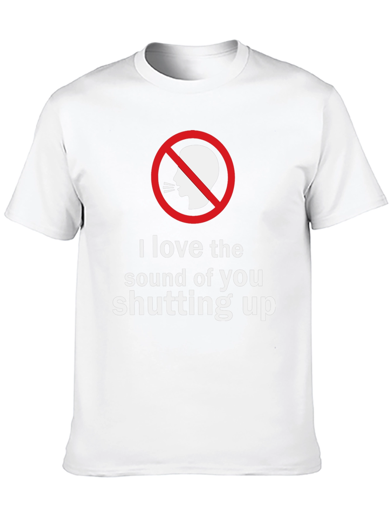 Shutting Up T-Shirt - Funny Sarcastic Humor Tee