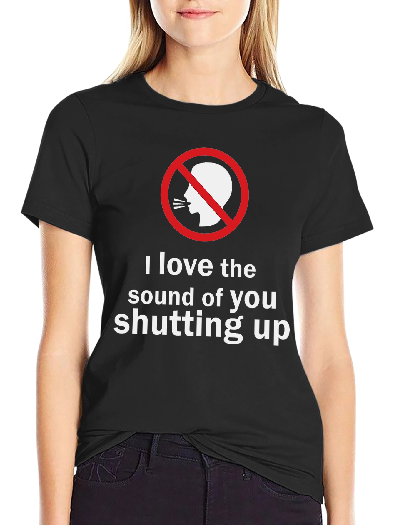 Shutting Up T-Shirt - Funny Sarcastic Humor Tee