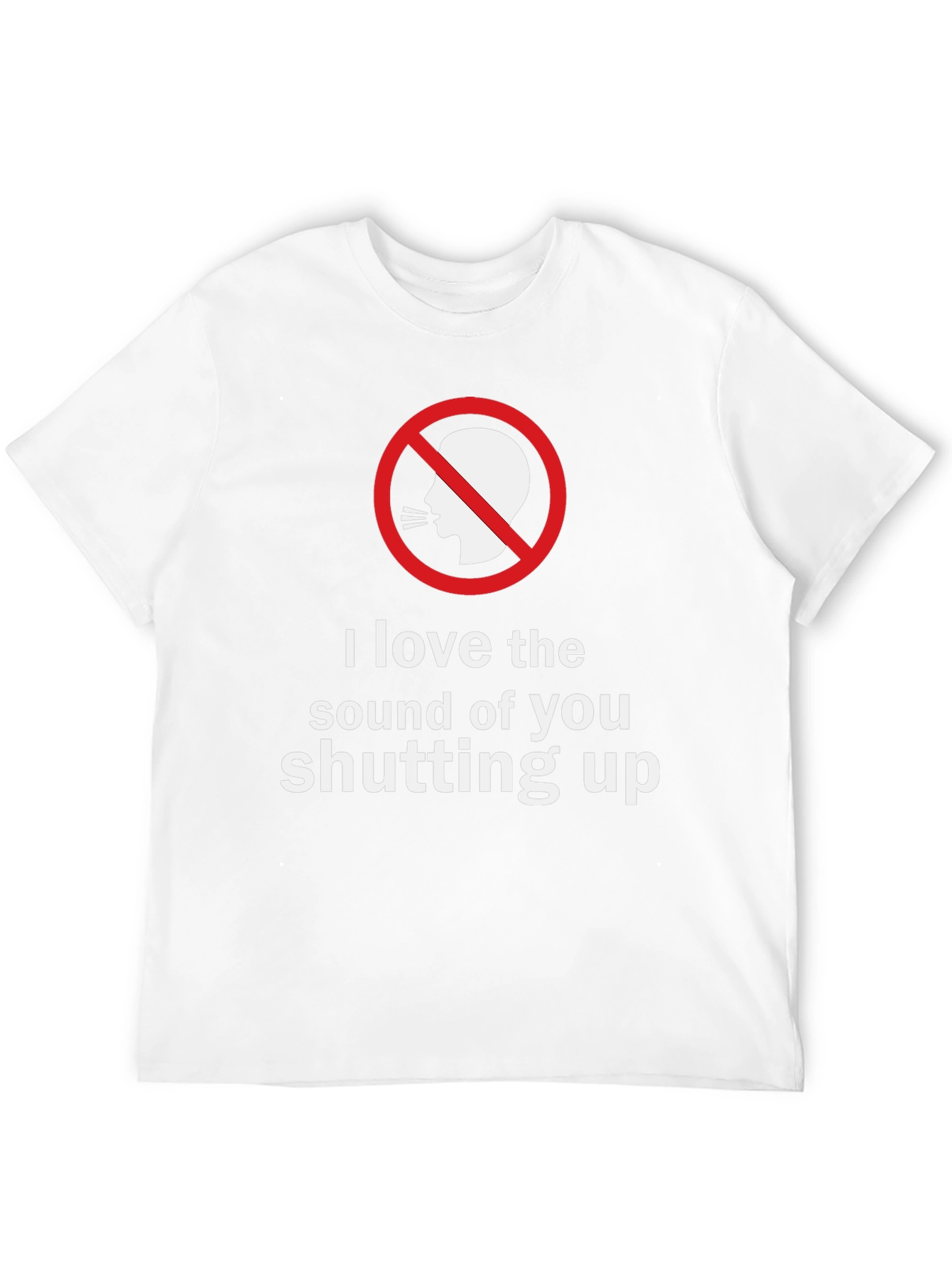 Shutting Up T-Shirt - Funny Sarcastic Humor Tee