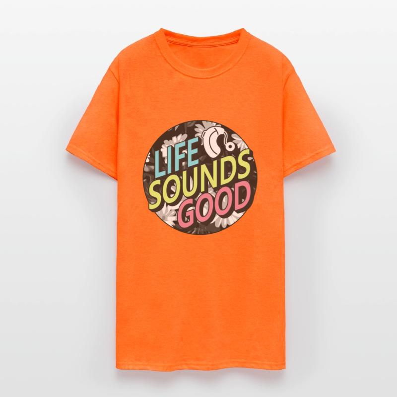 Hearing Loss Awareness Shirt, Life Sounds Good