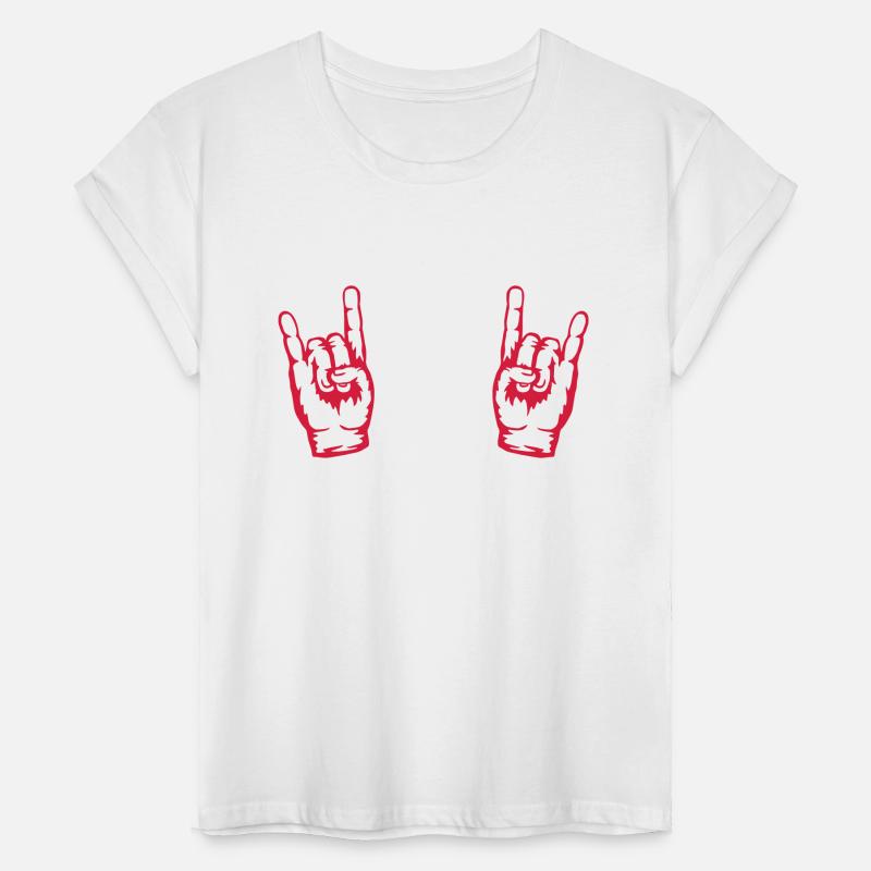 Heavy metal logo hand