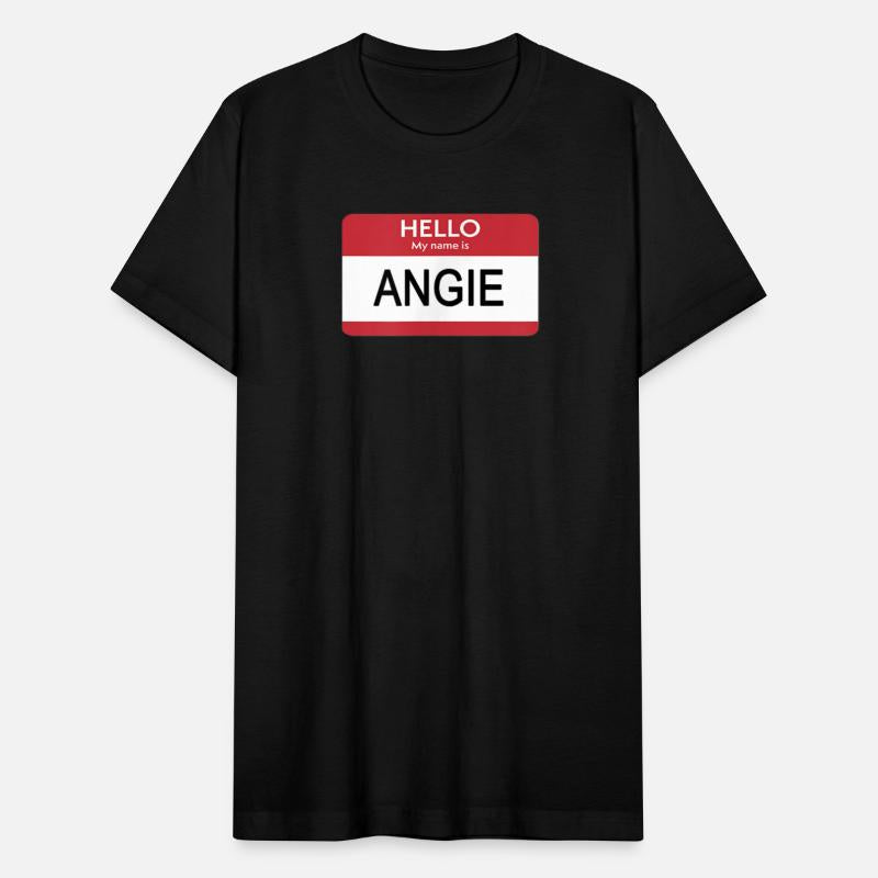 Hello Name Angie Tag