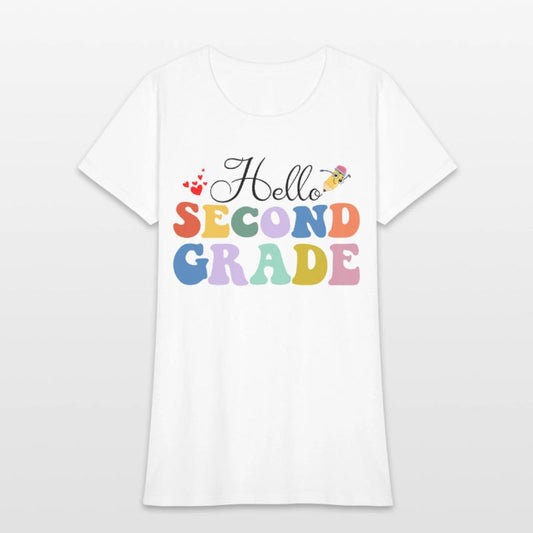 Hello Second Grade Teacher T Shirt
