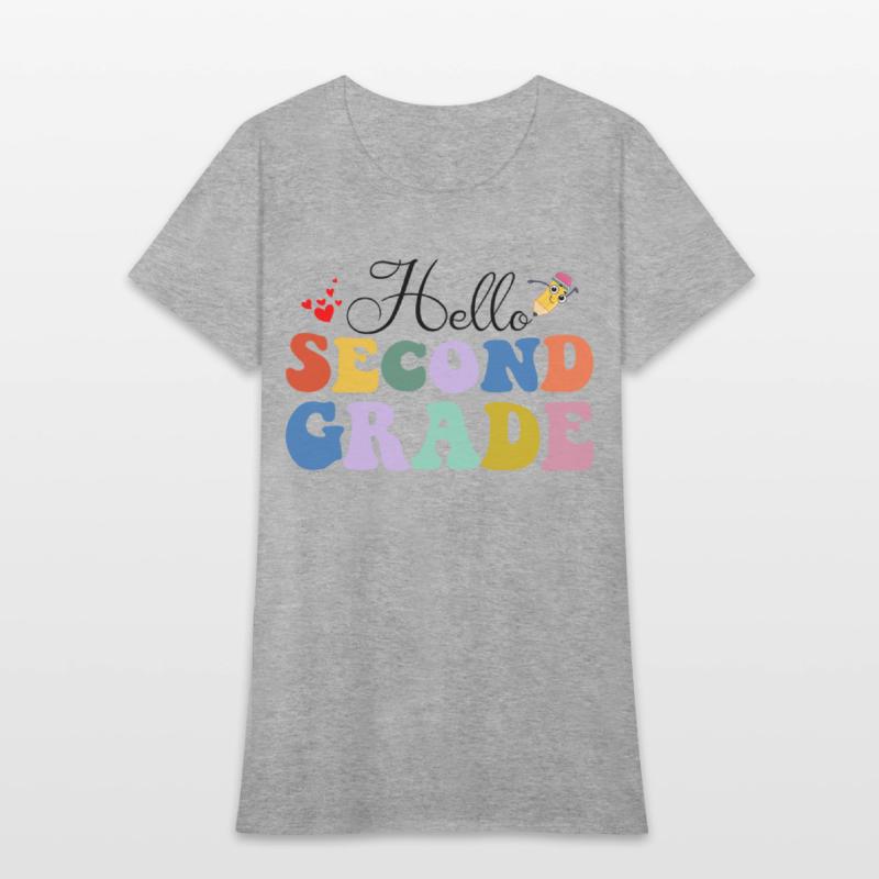 Hello Second Grade Teacher T Shirt