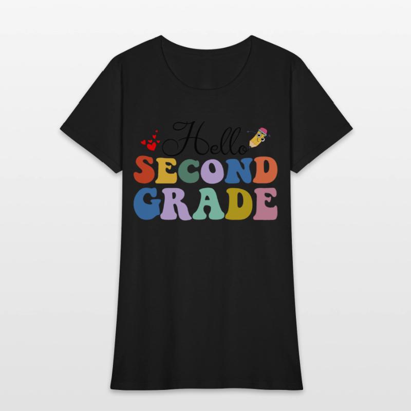 Hello Second Grade Teacher T Shirt