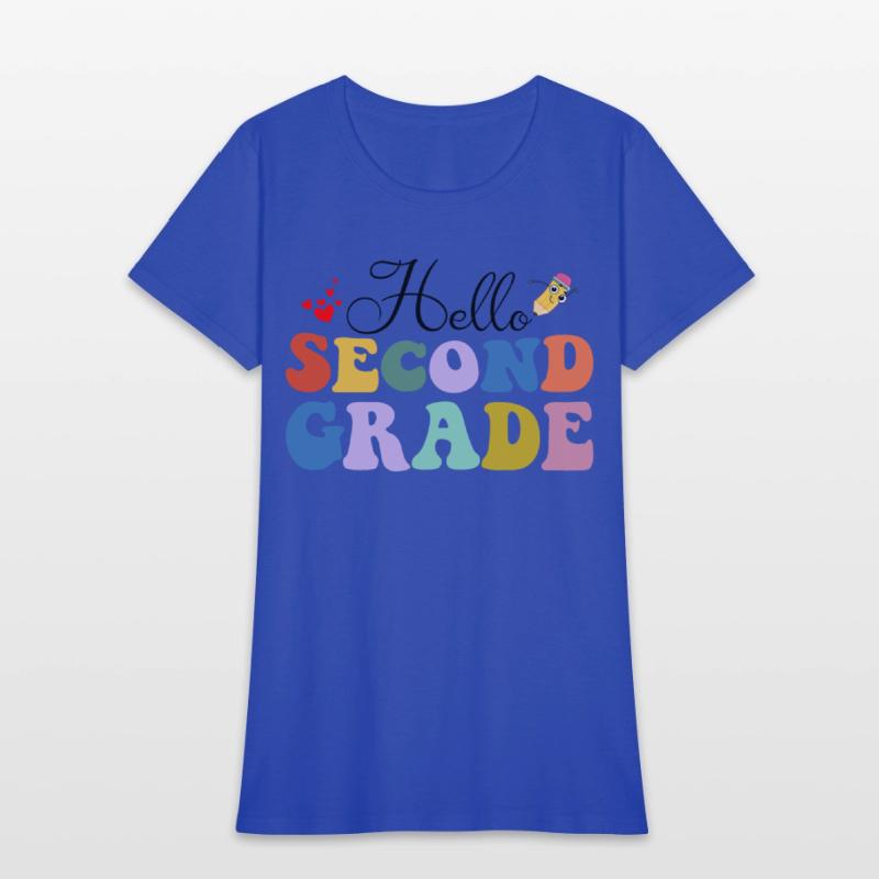 Hello Second Grade Teacher T Shirt