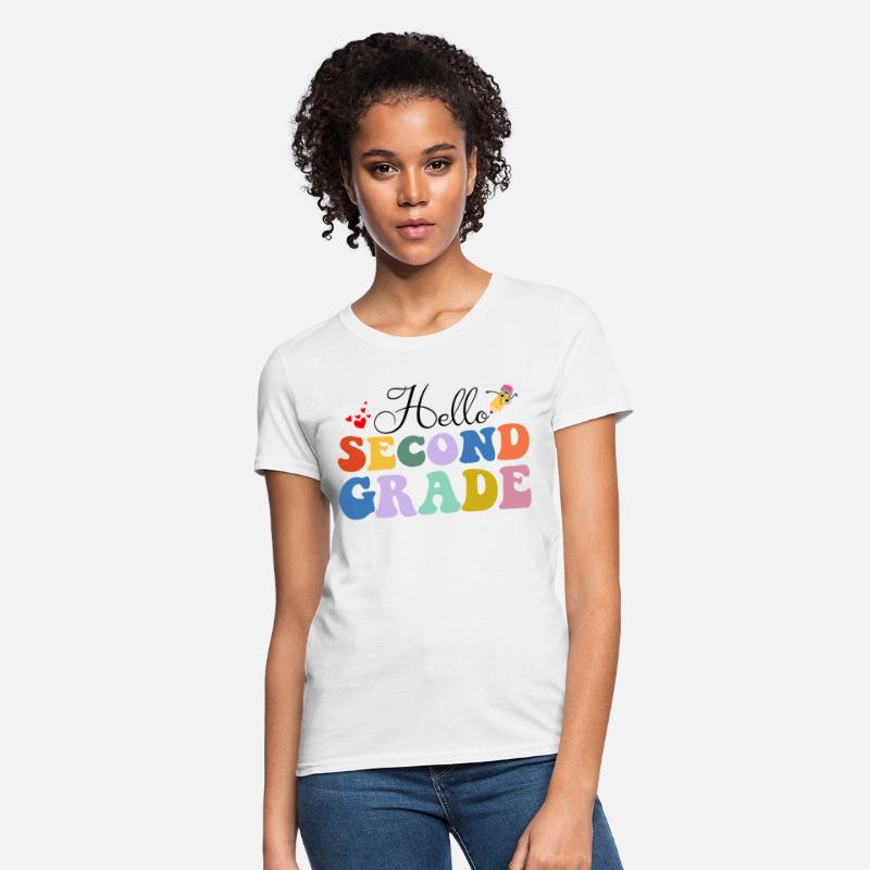 Hello Second Grade Teacher T Shirt