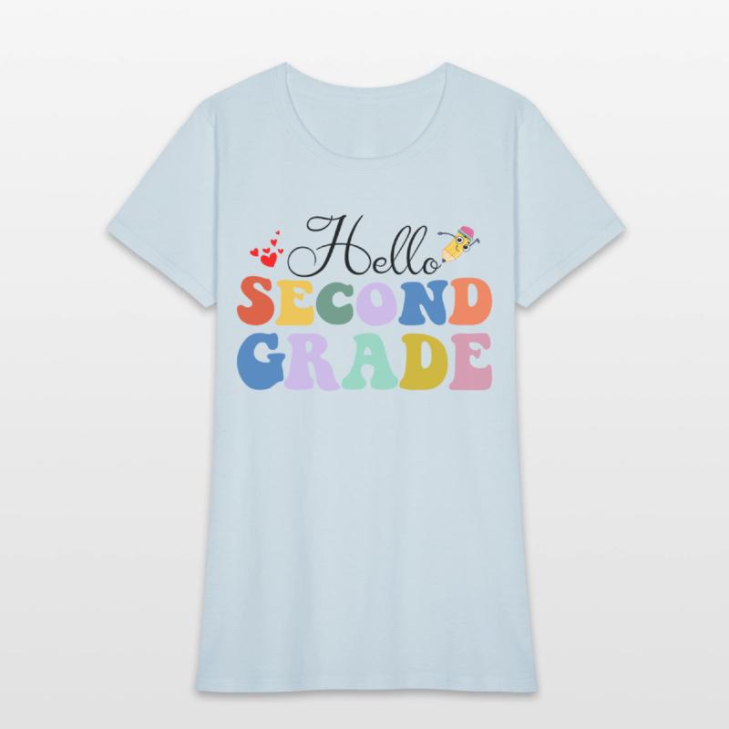 Hello Second Grade Teacher T Shirt