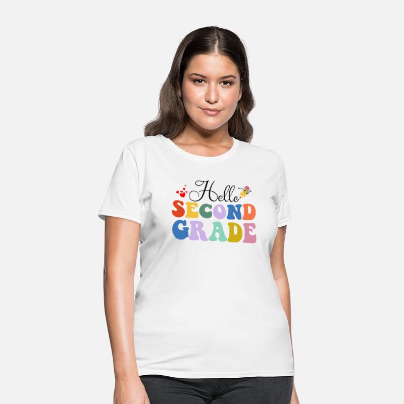 Hello Second Grade Teacher T Shirt