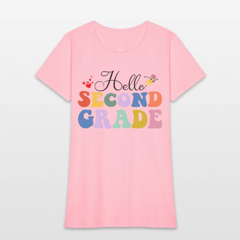 Hello Second Grade Teacher T Shirt