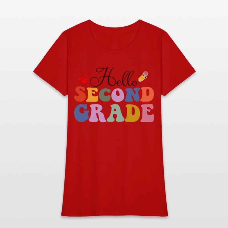 Hello Second Grade Teacher T Shirt