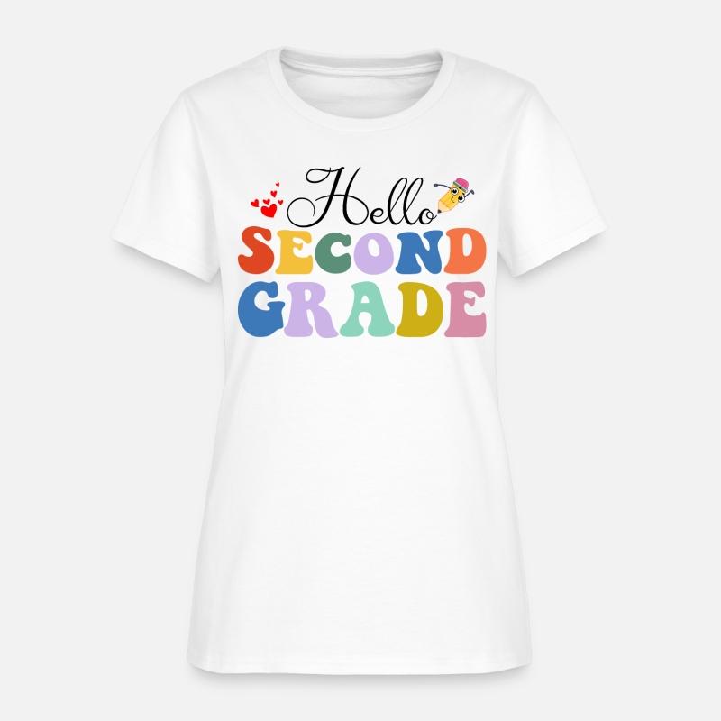 Hello Second Grade Teacher T Shirt