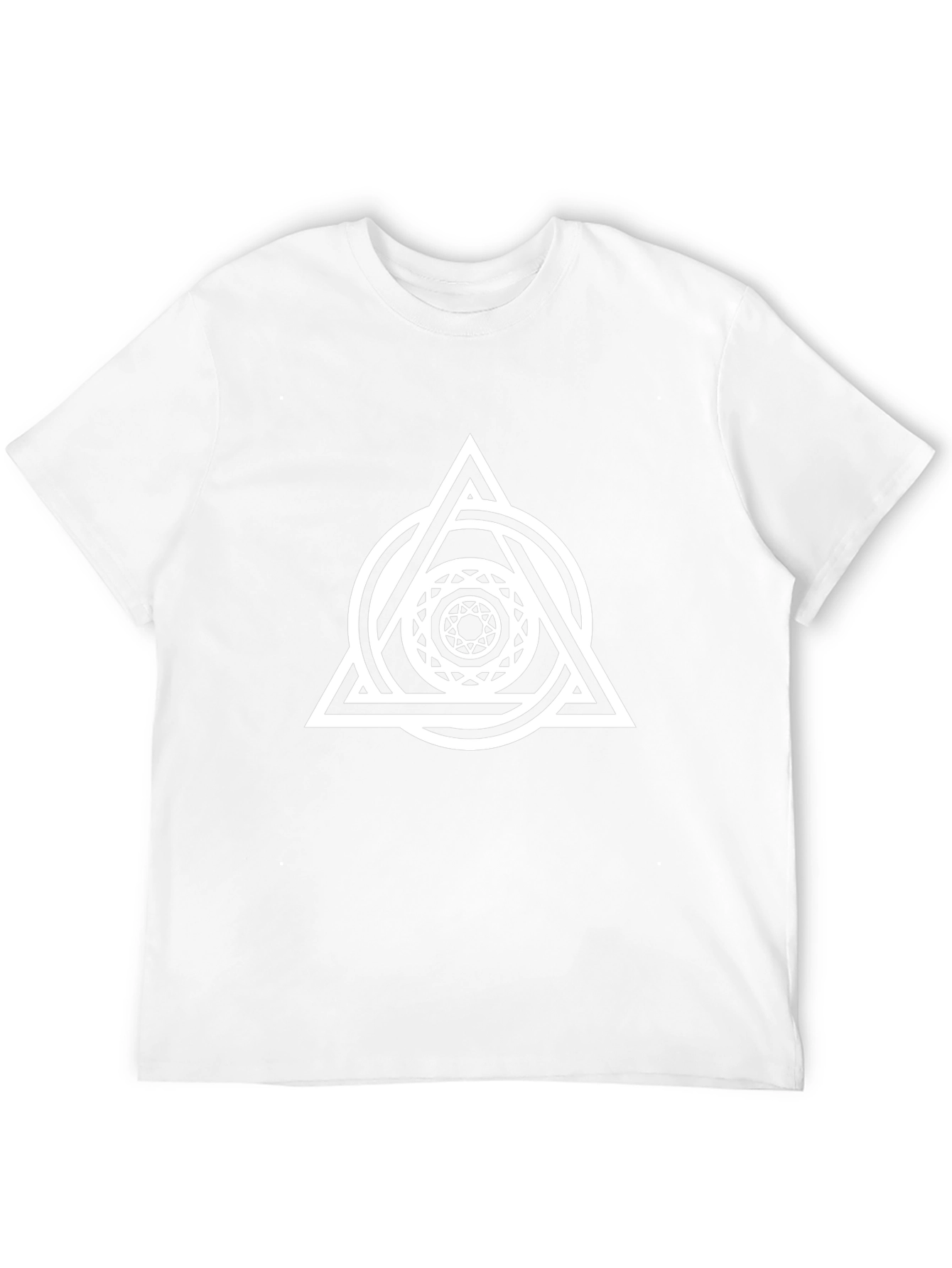 Geometric Print Tee - Modern Style