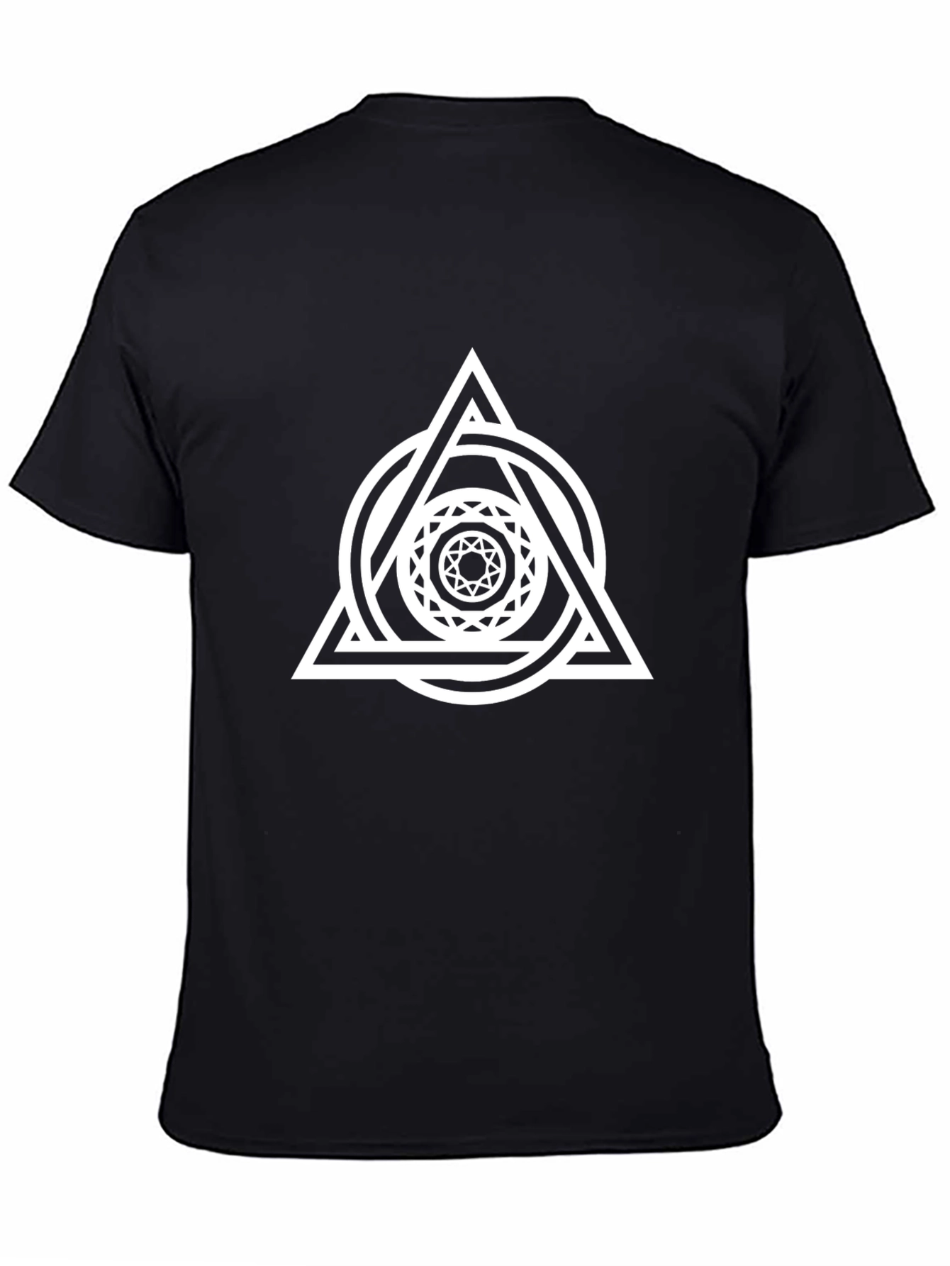 Geometric Print Tee - Modern Style