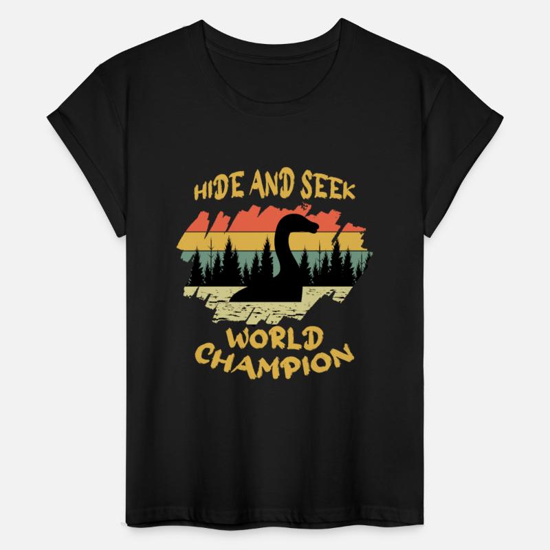 Hide Seek Champion Nessie Loch Ness Cryptid Retro