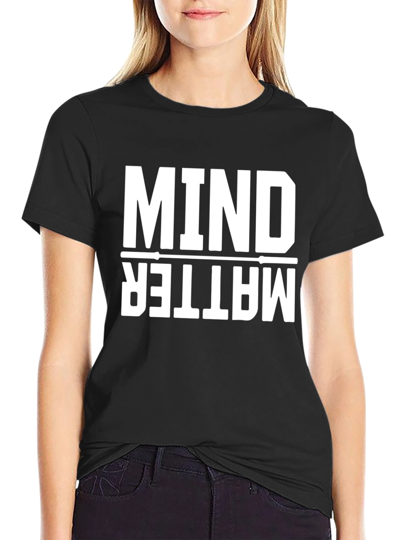 Mind Over Matter Graphic Tee - Motivational Gym Shirt