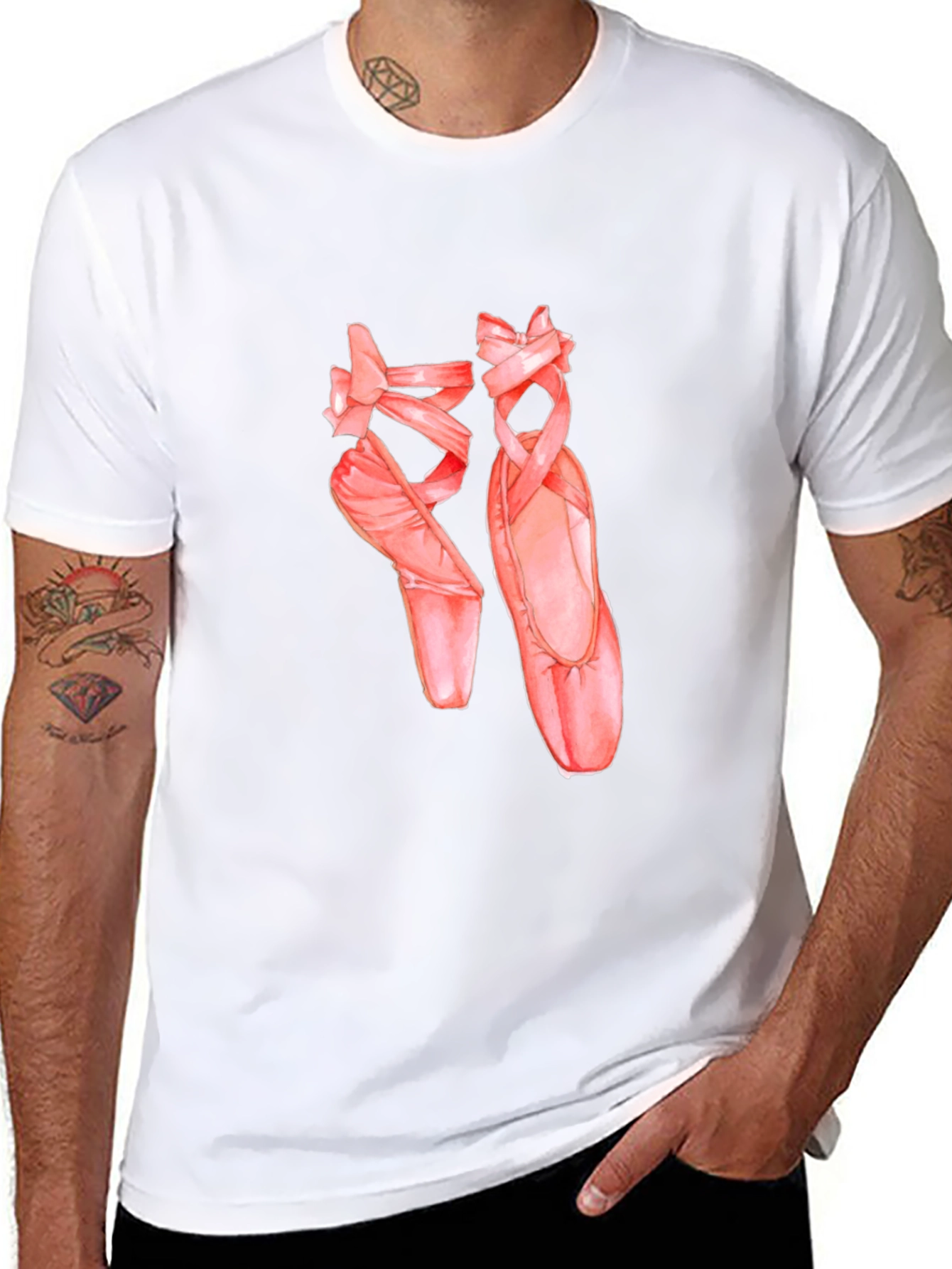 Ballet Shoes Graphic Tee - Dancer Gift