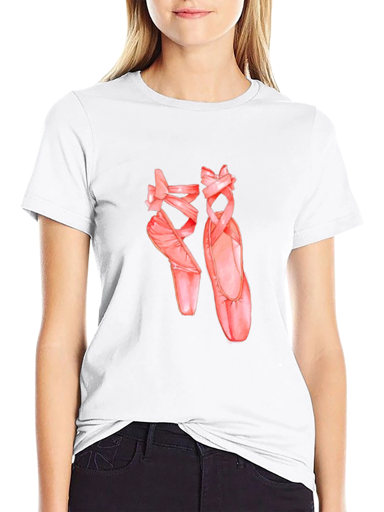 Ballet Shoes Graphic Tee - Dancer Gift