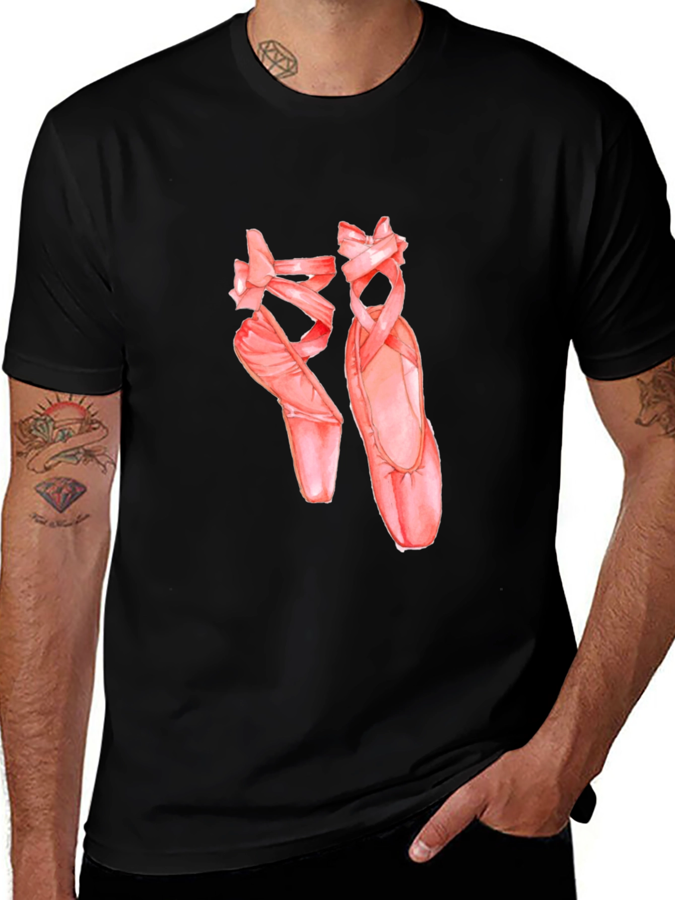 Ballet Shoes Graphic Tee - Dancer Gift