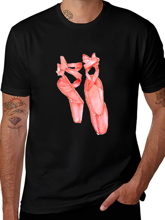 Ballet Shoes Graphic Tee - Dancer Gift