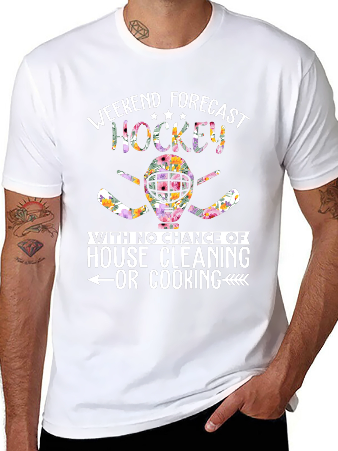 Weekend Hockey Forecast Graphic Tee