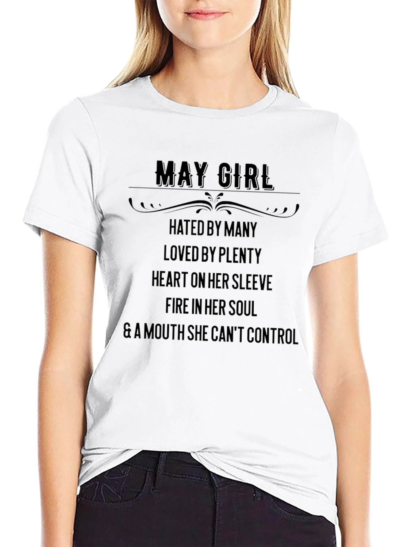May Girl Tee - Hated by Many Graphic T-Shirt