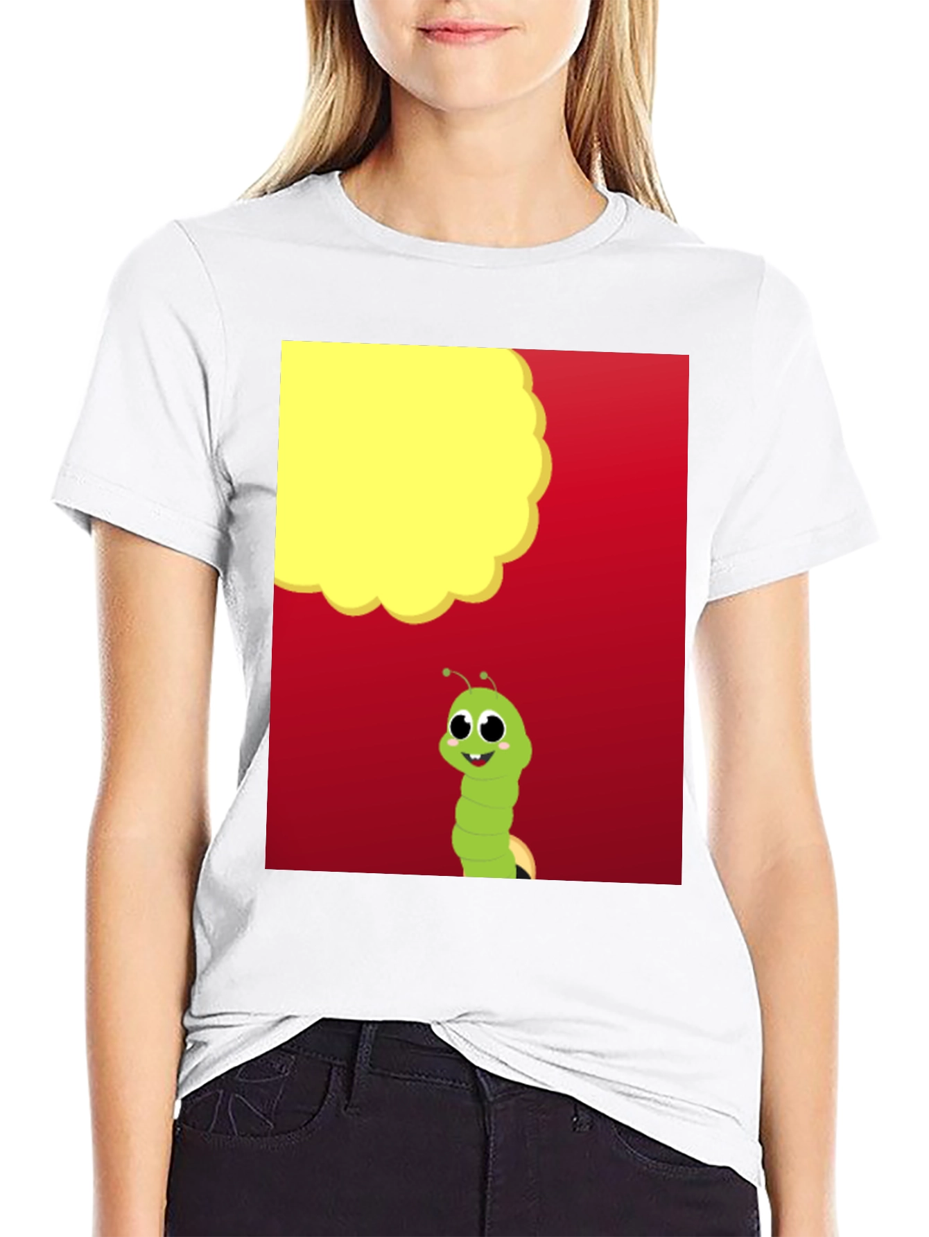 Cartoon Caterpillar T-Shirt