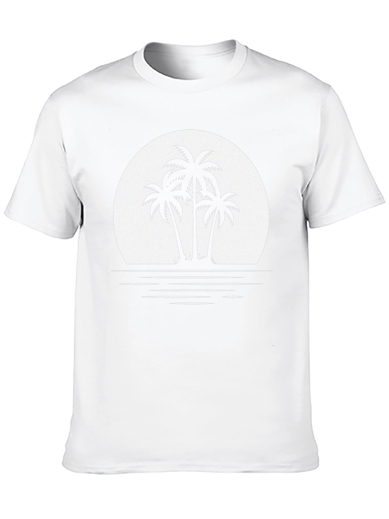 Palm Tree Sunset Graphic Tee