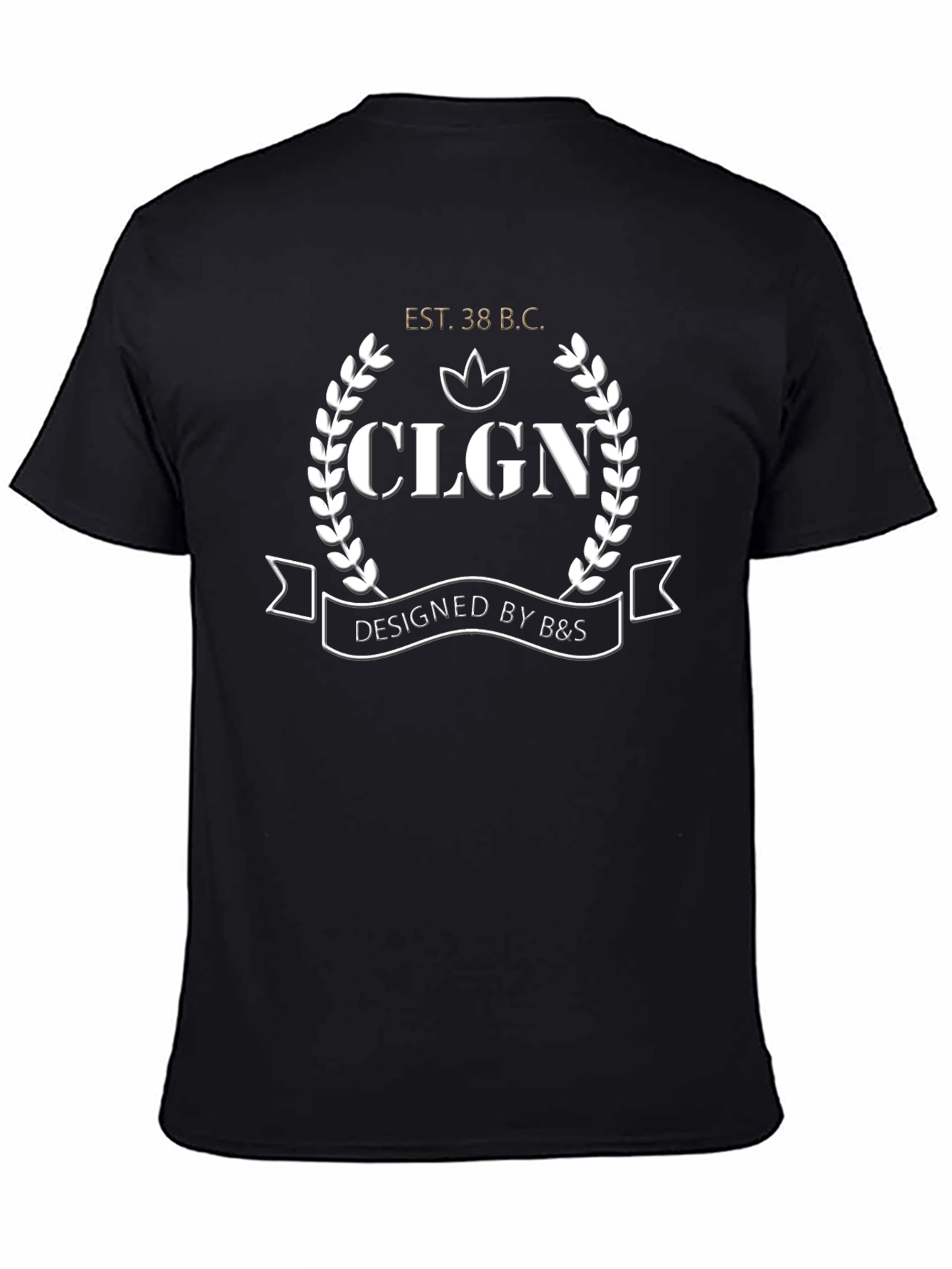 CLGN Designed by B&S Black Graphic T-Shirt