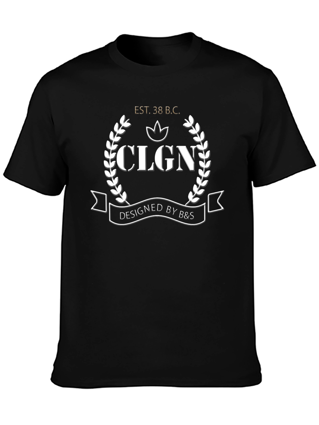 CLGN Designed by B&S Black Graphic T-Shirt