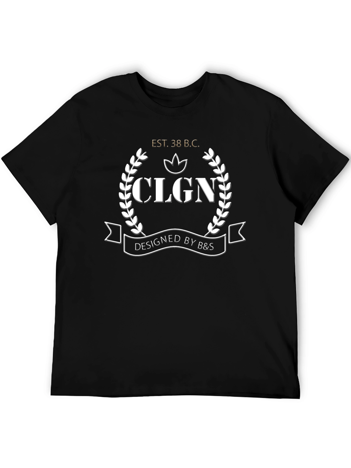 CLGN Designed by B&S Black Graphic T-Shirt