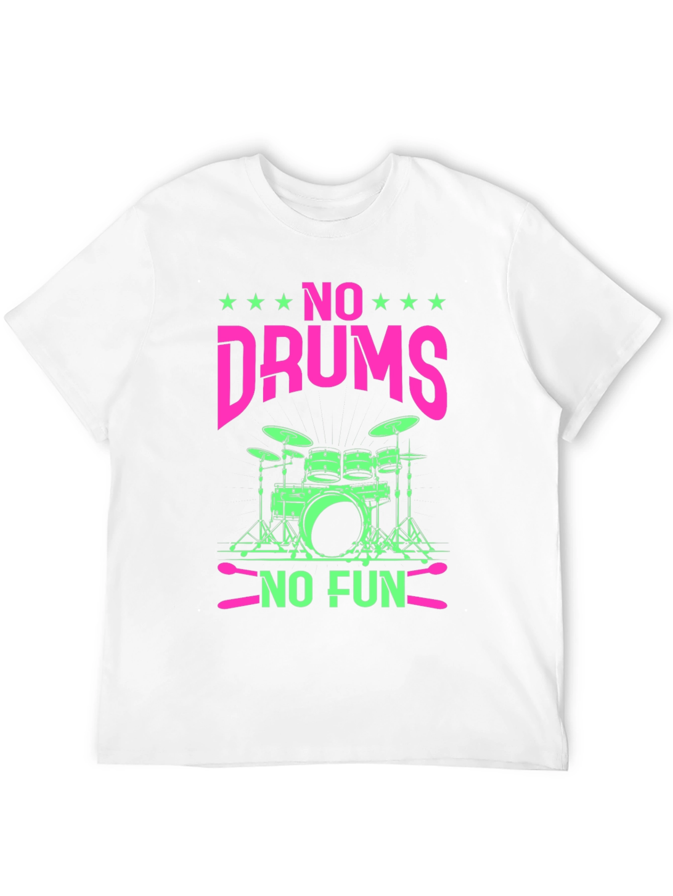 No Drums No Fun Graphic Tee