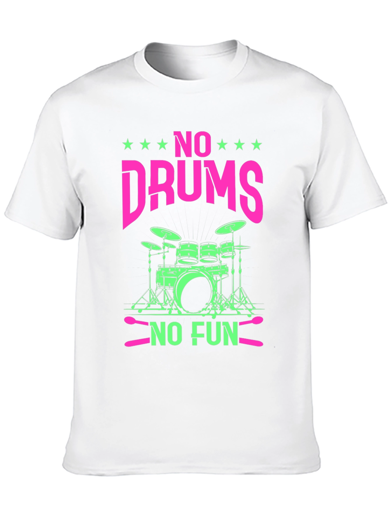 No Drums No Fun Graphic Tee