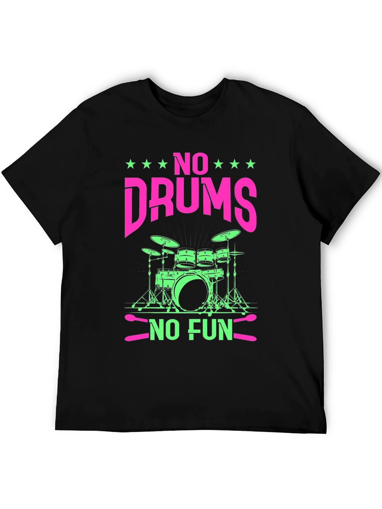 No Drums No Fun Graphic Tee