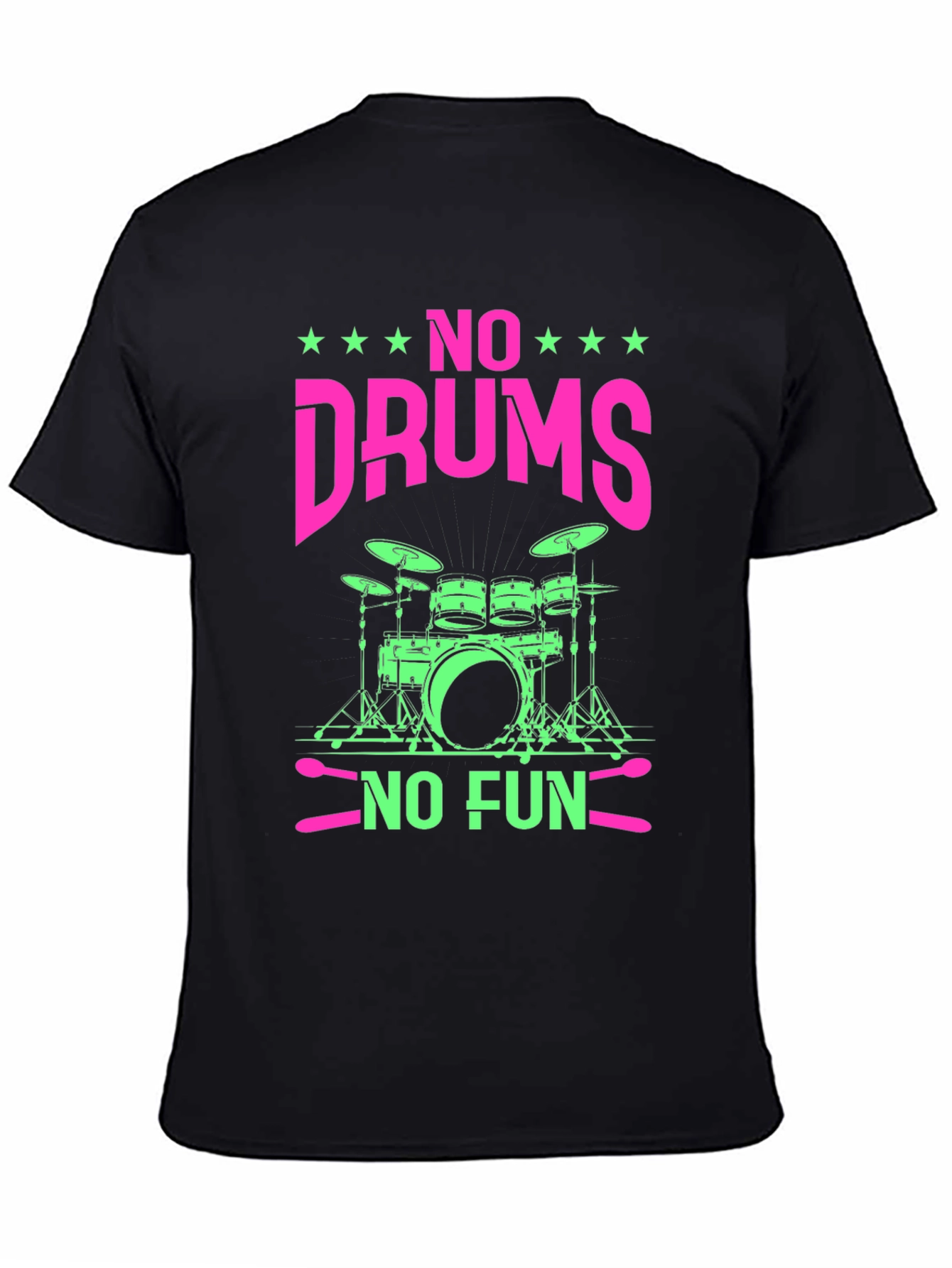 No Drums No Fun Graphic Tee
