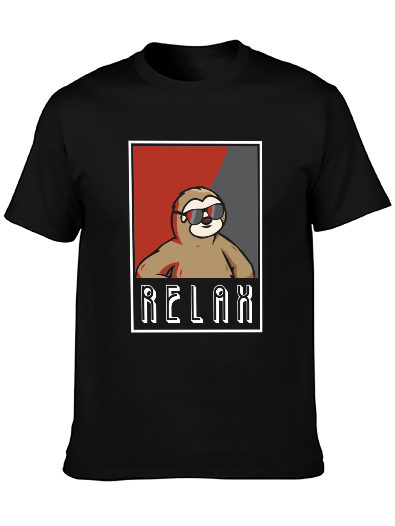 Relax Sloth Graphic Tee - Cool Casual Comfort