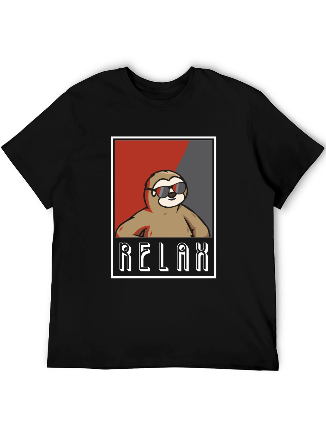Relax Sloth Graphic Tee - Cool Casual Comfort