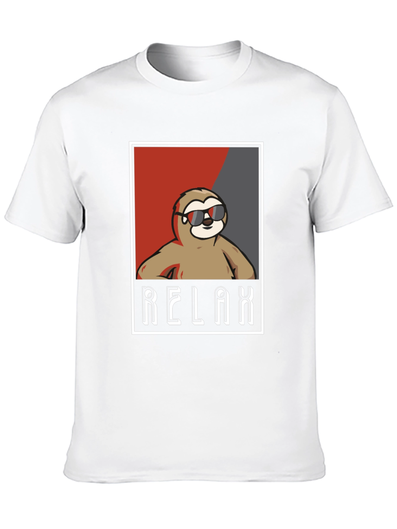 Relax Sloth Graphic Tee - Cool Casual Comfort